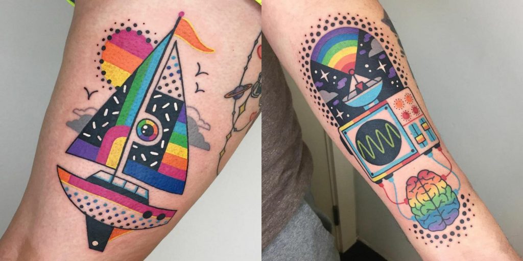 tatuagem colorida