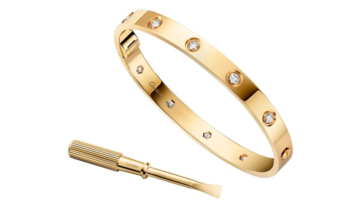 Bracelete Love – Cartier - Joias atemporais